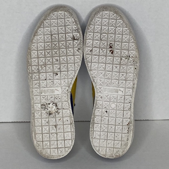 Puma Clyde in Blue and Dandelion Yellow, 5.5 - Picture 14 of 16